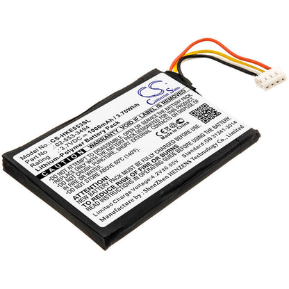 3.7V, 1000mAh, Li-Polymer Battery fits Harman/kardon, Hkneobrnbsg, Neo, 3.7Wh