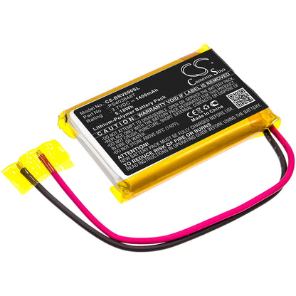 3.7V, 1400mAh, Li-Polymer Battery fits Braven, Braven 600, 5.18Wh