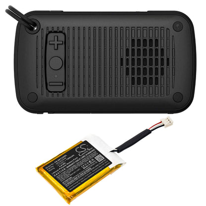 3.7V, 1300mAh, Li-Polymer Battery fits Skullcandy, Ambush, Y22-sk2013008, 4.81Wh