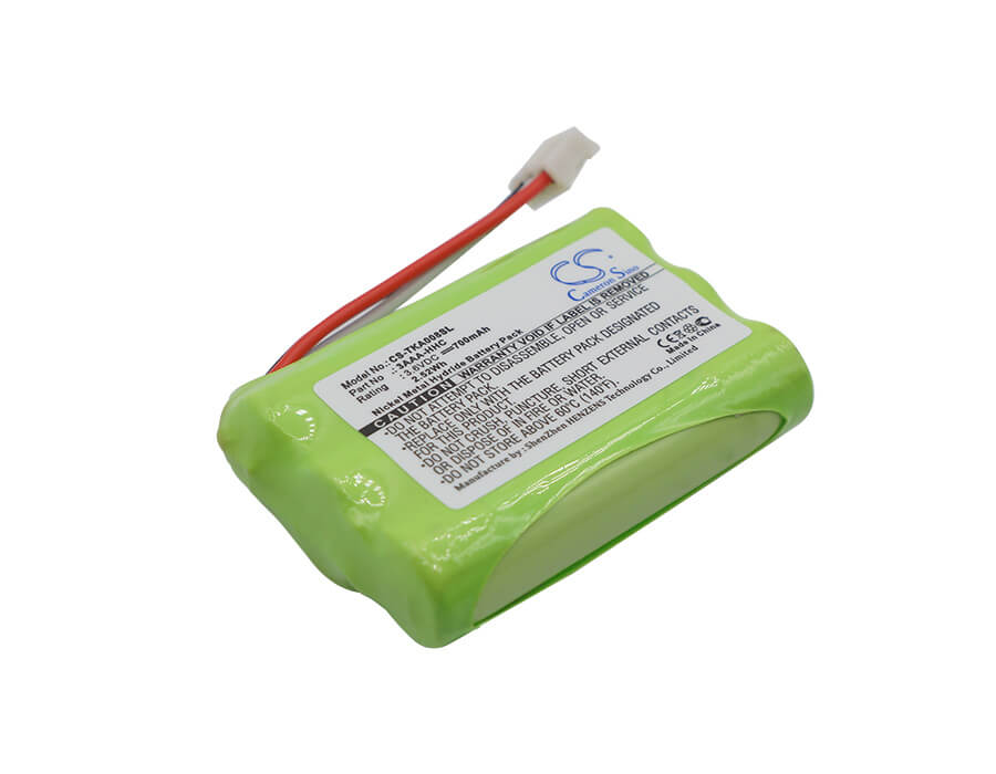 3.6V, 700mAh, Ni-MH Battery fits Tdk, A08, Life On Record A08, 2.52Wh