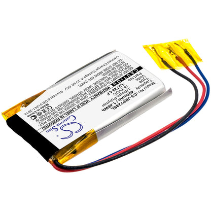 3.7V, 400mAh, Li-Polymer Battery fits Jbl, Jr Pop, 1.48Wh