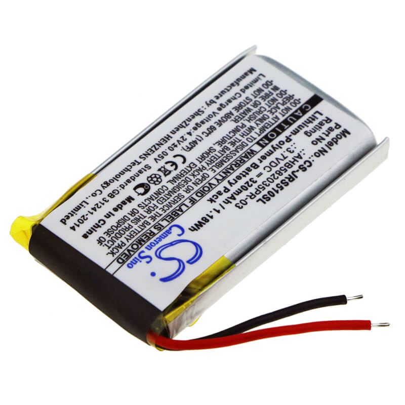 3.7V, 320mAh, Li-Polymer Battery fits Jabra, Speak 510, 1.184Wh