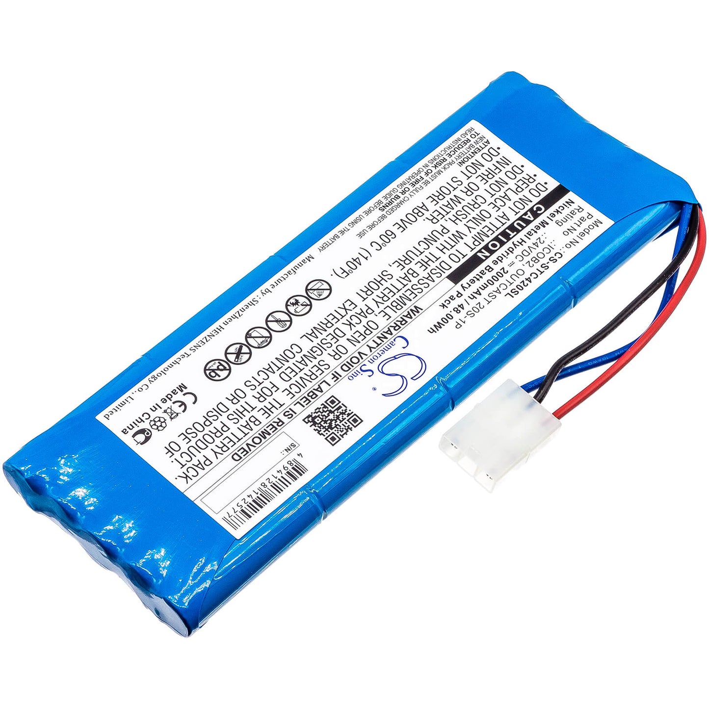 24V, 2000mAh, Ni-MH Battery fits Soundcast, Ico420, Ico421, 48Wh