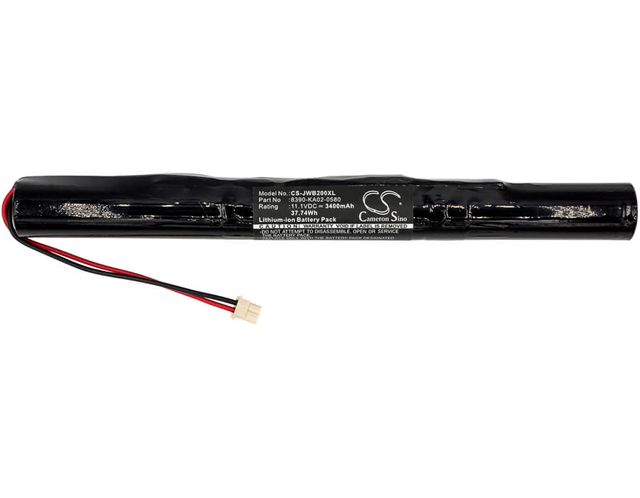 11.1V, 3400mAh, Li-ion Battery fits Jawbone, Big Jambox, J2011-02-us, 37.74Wh