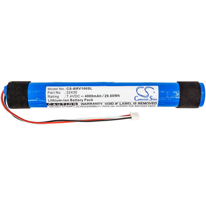 7.4V, 4000mAh, Li-ion Battery fits Braven, Brv-blade, Brvbldbb, 29.6Wh