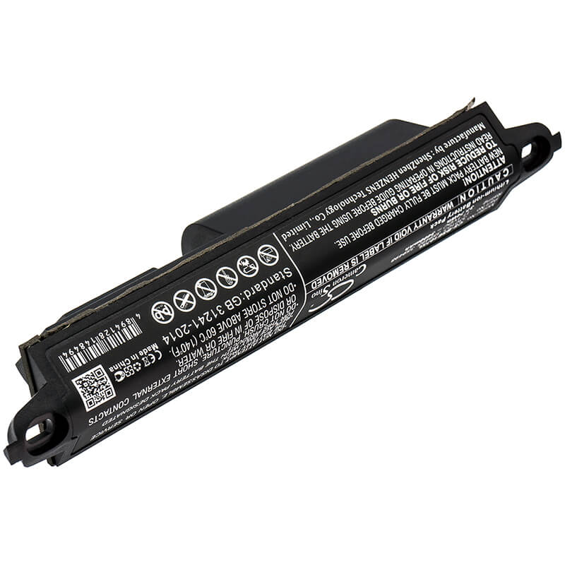 11.1V, 3400mAh, Li-ion Battery fits Bose, 404600, Soundlink, 37.74Wh
