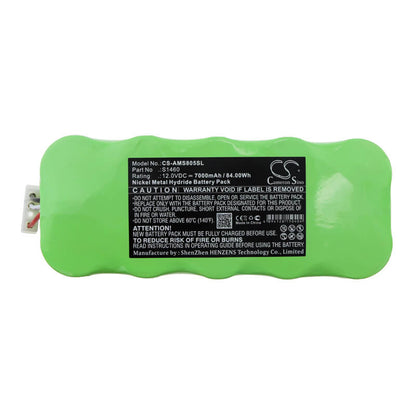 12.0V, 7000mAh, Ni-MH Battery fits Amplivox, S805a, Sw805a, 84Wh
