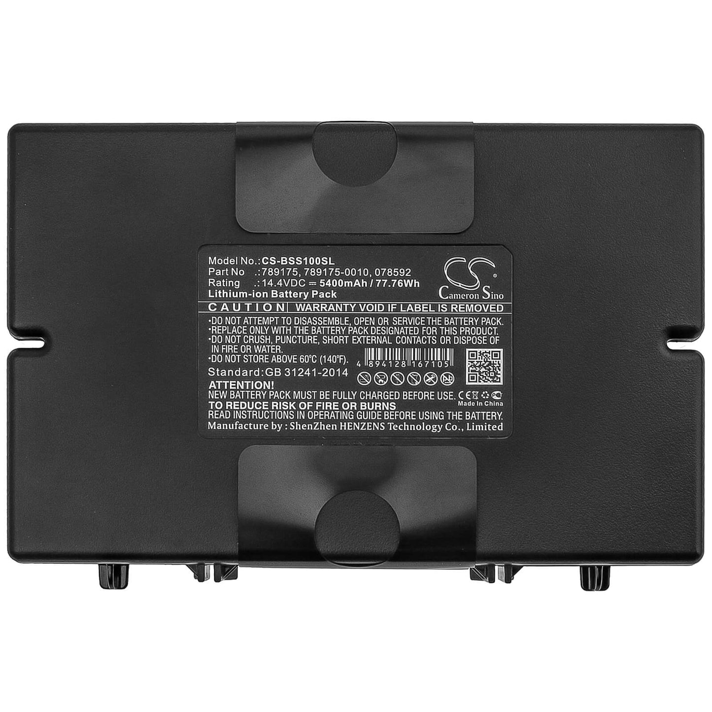 14.4V, 5400mAh, Li-ion Battery fits Bose, S1 Pro, S1 Pro Multi-position Pa Syste, 77.76Wh