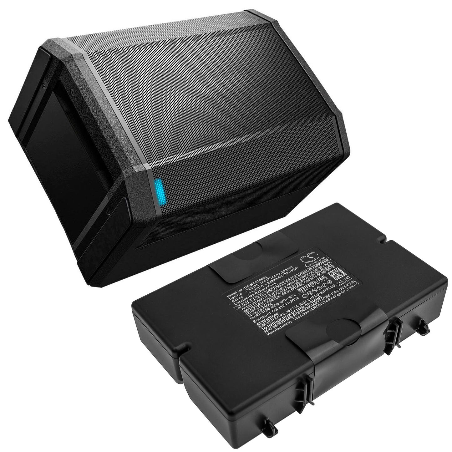 14.4V, 5400mAh, Li-ion Battery fits Bose, S1 Pro, S1 Pro Multi-position Pa Syste, 77.76Wh
