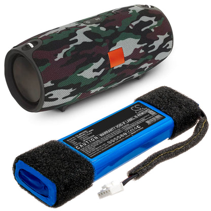 7.4V, 5000mAh, Li-Polymer Battery fits Jbl, Xtreme Special Edition, 37Wh