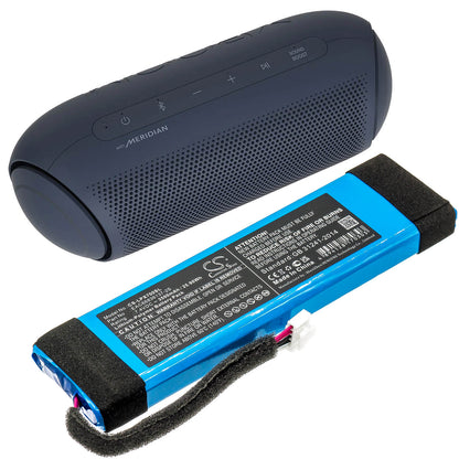 7.4V, 3500mAh, Li-Polymer Battery fits Lg, Xboom Go Pl7, 25.9Wh