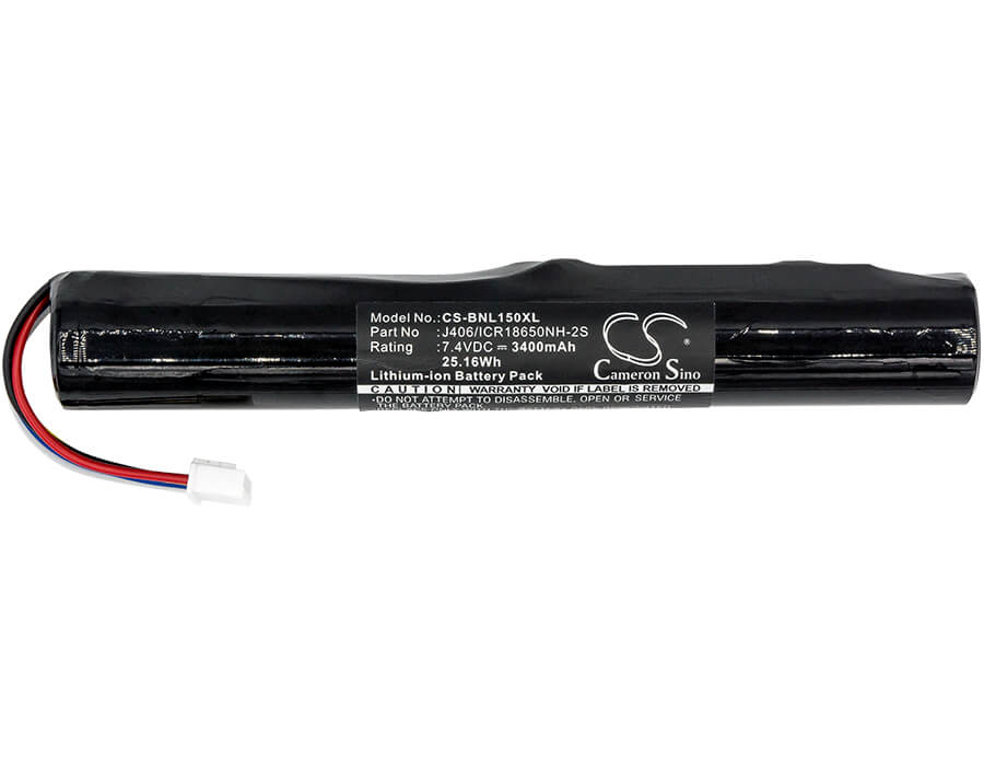 7.4V, 3400mAh, Li-ion Battery fits Bang & Olufsen, Beolit 15, Beolit 17, 25.16Wh
