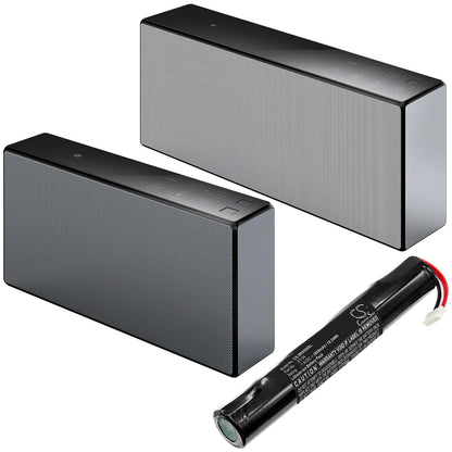 7.4V, 2600mAh, Li-ion Battery fits Sony, Srs-x55, Srs-x77, 19.24Wh