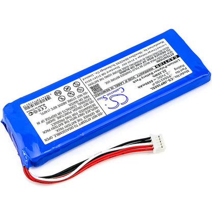 3.7V, 6000mAh, Li-Polymer Battery fits Jbl, 2017dj1714, Apjblpuese3, 22.2Wh