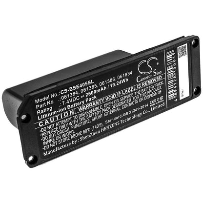 CS-BSE405SL, Speaker 7.4V, 2600mAh, Li-ion Battery fits Bose, 413295, Soundlink Mini, 19.24Wh