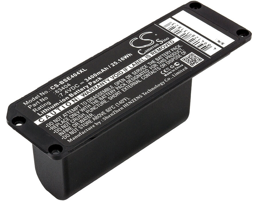 7.4V, 3400mAh, Li-ion Battery fits Bose, 413295, Soundlink Mini, 25.16Wh