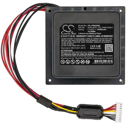 7.4V, 10400mAh, Li-ion Battery fits Jbl, Jblpartybox300cn, Partybox 300, 76.96Wh