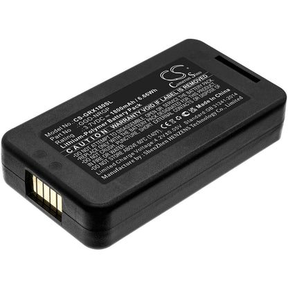 3.7V, 1800mAh, Li-Polymer Battery fits Green-go, Wbpx Wireless Beltpack, 6.66Wh