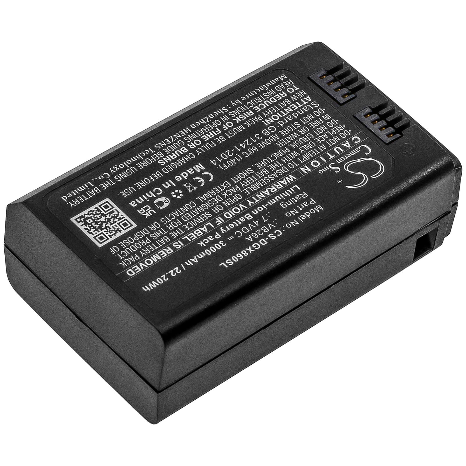 7.4V, 3000mAh, Li-ion Battery fits Godox, V860iii, 22.2Wh