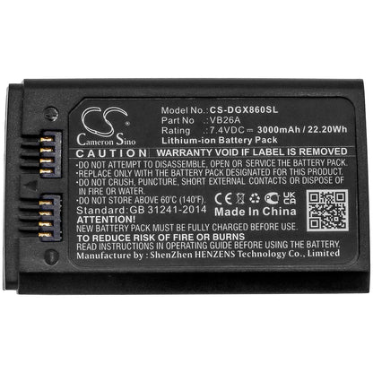 7.4V, 3000mAh, Li-ion Battery fits Godox, V860iii, 22.2Wh