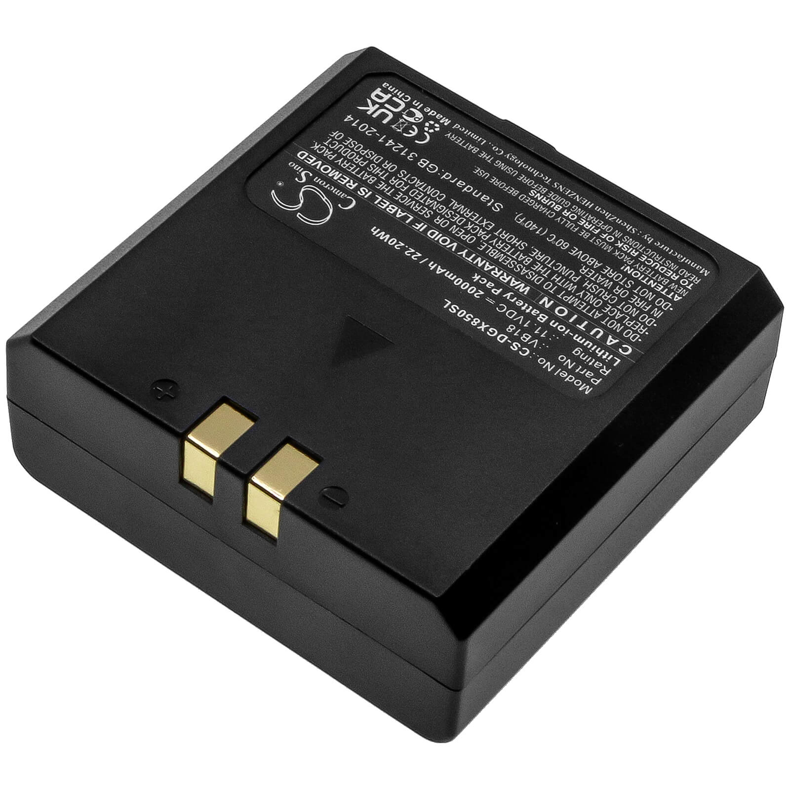 11.1V, 2000mAh, Li-ion Battery fits Godox, V850, V850ii, 22.2Wh