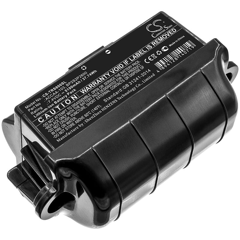 7.4V, 5100mAh, Li-ion Battery fits Trimble, Rugged Tablet Yellow 80gb, Yma-fys6as-00, 37.74Wh