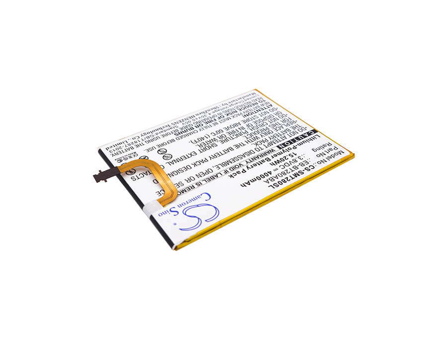 3.8V, 4000mAh, Li-Polymer Battery fits Samsung, Galaxy Tab A 7.0 2016 4g Lte, Galaxy Tab E 7.0 2016 4g Lte, 15.2Wh