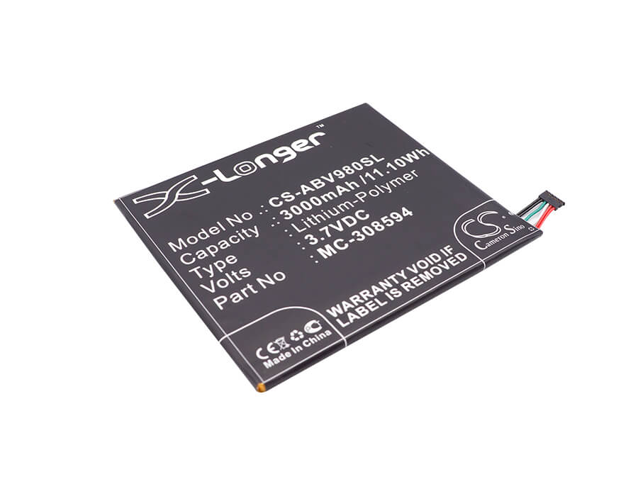 3.7V, 3000mAh, Li-Polymer Battery fits Amazon, Kindle Fire 7 5tth Gen, Sv98ln, 11.1Wh