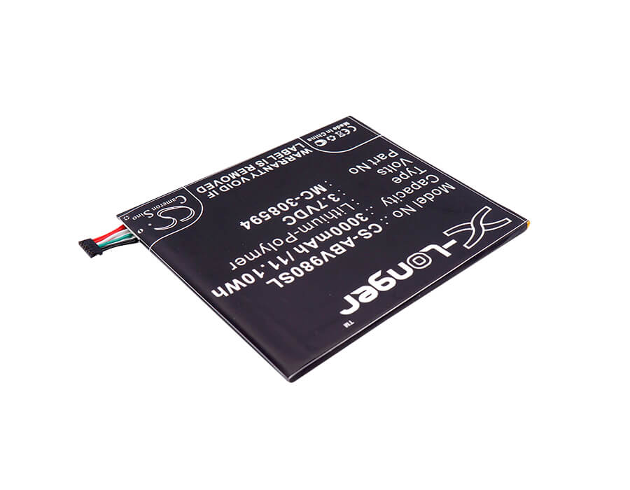 3.7V, 3000mAh, Li-Polymer Battery fits Amazon, Kindle Fire 7 5tth Gen, Sv98ln, 11.1Wh