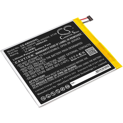 3.8V, 3000mAh, Li-Polymer Battery fits Amazon, Kindle Fire 2019 9th Generatio, Kindle Fire M8s26g, 11.4Wh