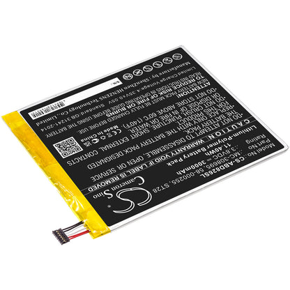 3.8V, 3000mAh, Li-Polymer Battery fits Amazon, Kindle Fire 2019 9th Generatio, Kindle Fire M8s26g, 11.4Wh