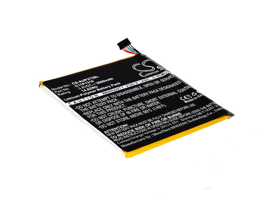 3.8V, 3900mAh, Li-Polymer Battery fits Asus, Fonepad 7, Me372cg, 14.82Wh