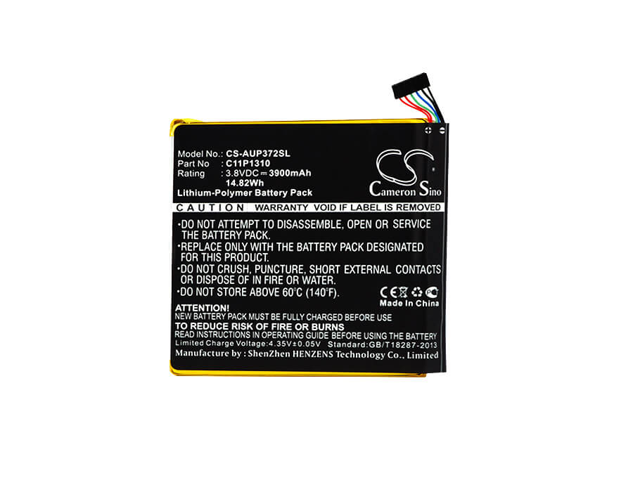 3.8V, 3900mAh, Li-Polymer Battery fits Asus, Fonepad 7, Me372cg, 14.82Wh