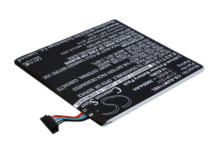 3.8V, 3900mAh, Li-Polymer Battery fits Asus, Fonepad 7 Me175cg, Fonepad Me175cg Fonepad 7, 14.82Wh