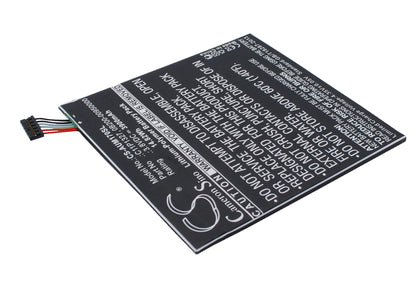 3.8V, 3900mAh, Li-Polymer Battery fits Asus, Fe170cg, Fonepad 7" Dual Sim Phablet, 14.82Wh