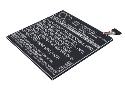 3.8V, 3900mAh, Li-Polymer Battery fits Asus, Fe170cg, Fonepad 7" Dual Sim Phablet, 14.82Wh