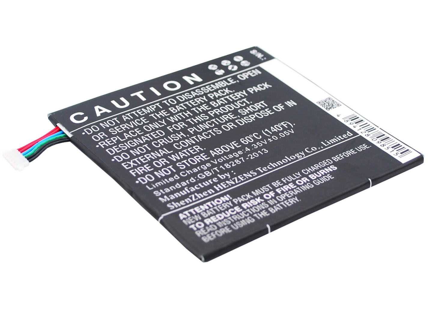 3.8V, 4000mAh, Li-Polymer Battery fits Lg, Pad 7.0, V400, 15.2Wh