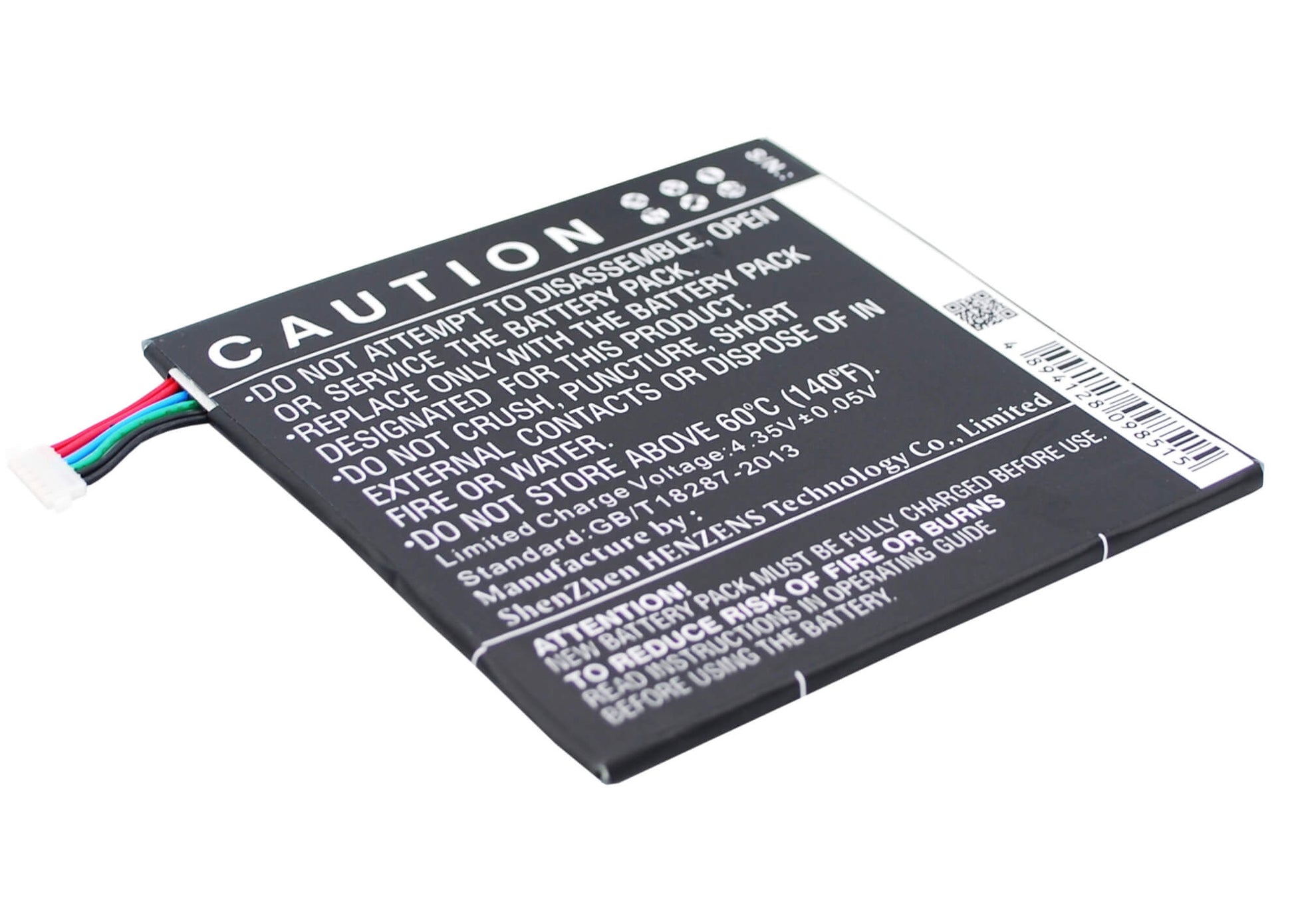 3.8V, 4000mAh, Li-Polymer Battery fits Lg, Pad 7.0, V400, 15.2Wh