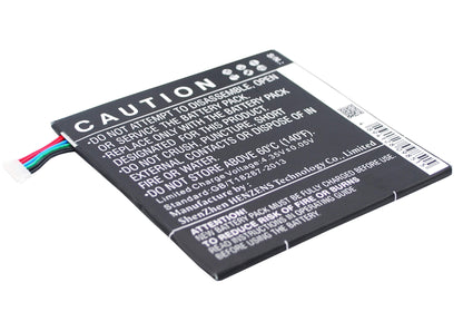 3.8V, 4000mAh, Li-Polymer Battery fits Lg, Pad 7.0, V400, 15.2Wh