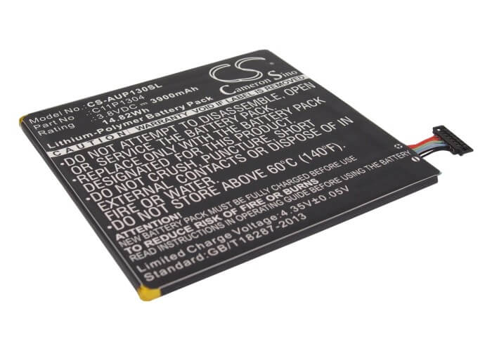 3.8V, 3900mAh, Li-Polymer Battery fits Asus, K00l, K013, 14.82Wh