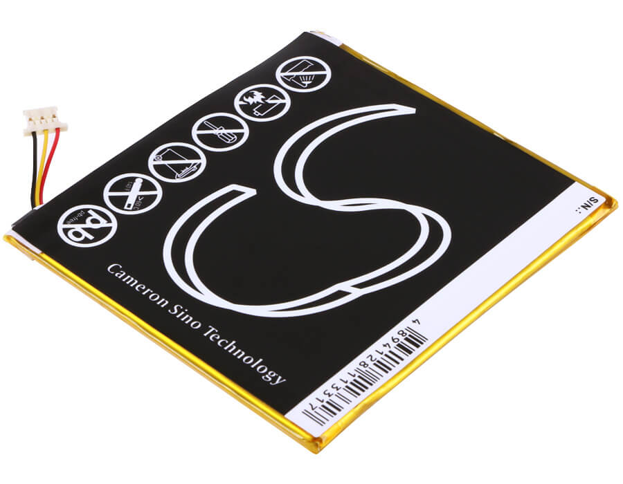 3.7V, 2700mAh, Li-Polymer Battery fits Acer, Iconia One 7 B1-770, 9.99Wh