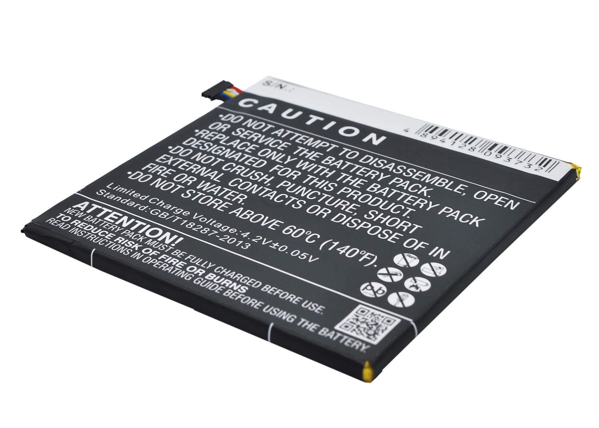 3.7V, 3400mAh, Li-Polymer Battery fits Amazon, 26s1006, B00kc6i06s, 12.58Wh