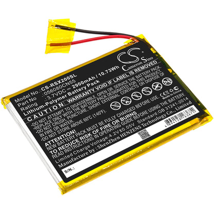 3.7V, 2900mAh, Li-Polymer Battery fits Oregon Scientific, Meep, Meep X2, 10.73Wh