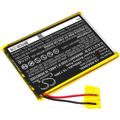 3.7V, 2900mAh, Li-Polymer Battery fits Oregon Scientific, Meep, Meep X2, 10.73Wh