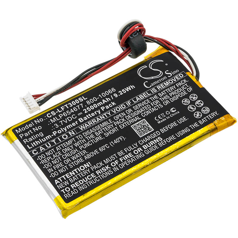 3.7V, 2500mAh, Li-Polymer Battery fits Leapfrog, Leappad 3, Leappad3, 9.25Wh