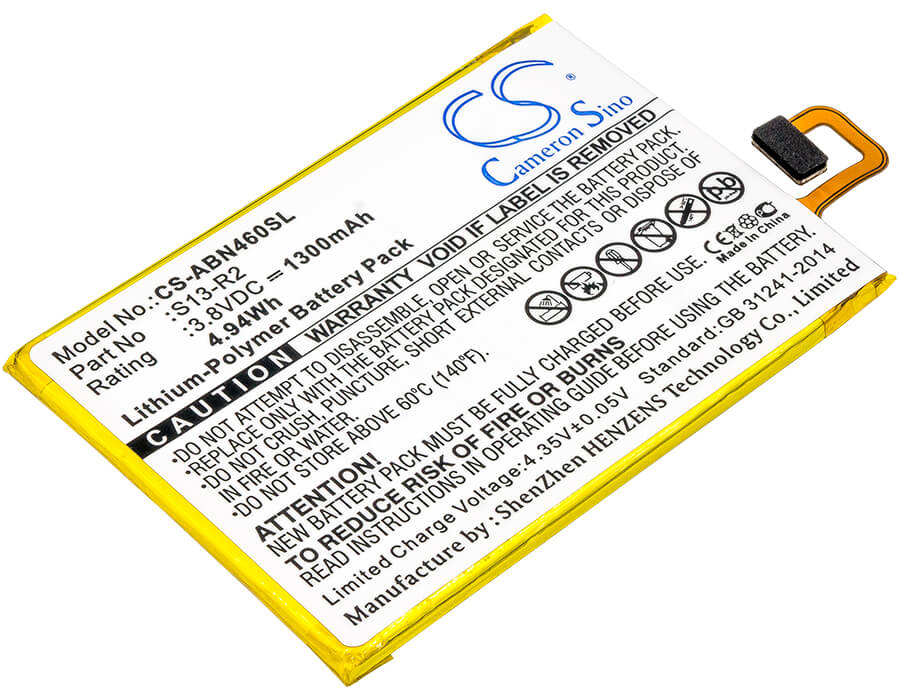 3.8V, 1300mAh, Li-Polymer Battery fits Amazon, Kindle Voyage, Nm460gz, 4.94Wh
