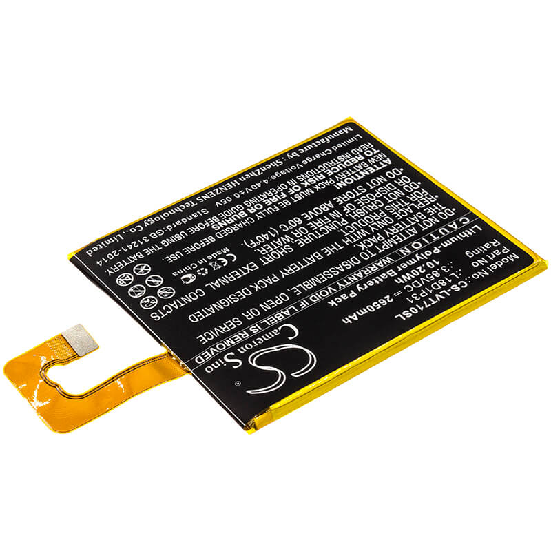 3.85V, 2650mAh, Li-Polymer Battery fits Lenovo, Tab E7, Tb-7104f, 10.2025Wh
