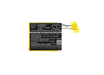 3.7V, 2350mAh, Li-Polymer Battery fits Fuhu, Nabi Jr, Nabijr-nv5a, 8.695Wh