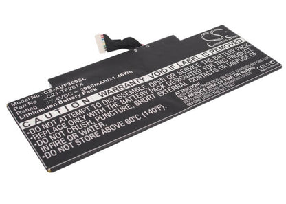 7.4V, 2900mAh, Li-Polymer Battery fits Asus, Tf300, Tf300t, 21.46Wh