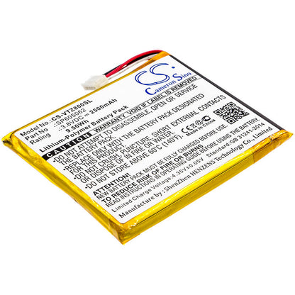 3.8V, 2500mAh, Li-Polymer Battery fits V-tech, 80-169500, Kidibuzz, 9.5Wh